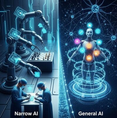 هوش مصنوعی محدود یا Narrow AI چیست؟ 4 تفاوت هوش مصنوعی محدود (ANI) و هوش عمومی (AGI)